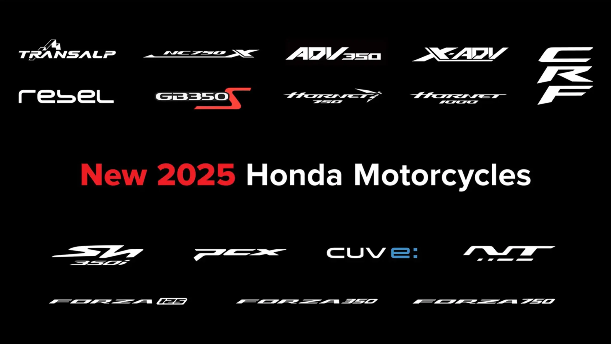 Novinky Hondy na rok 2025