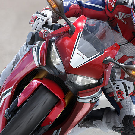CBR1000RR Fireblade pribl&iacute;žen&yacute; pohľad na svetlomety